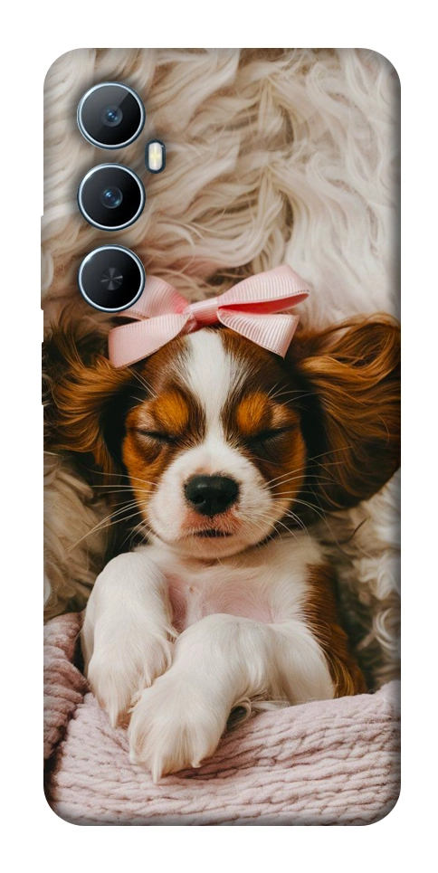 Чехол Sleepy spaniel для Realme C65 4G