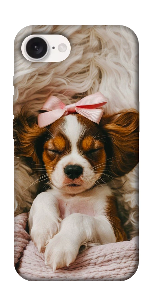 Чехол Sleepy spaniel для iPhone 16e