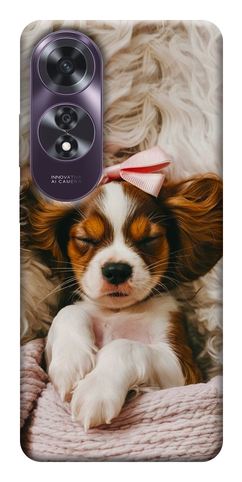 Чохол Sleepy spaniel для Oppo A60 4G