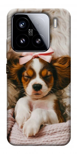 Чохол Sleepy spaniel для Xiaomi 15