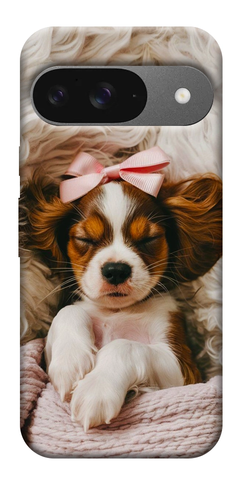Чехол Sleepy spaniel для Google Pixel 10