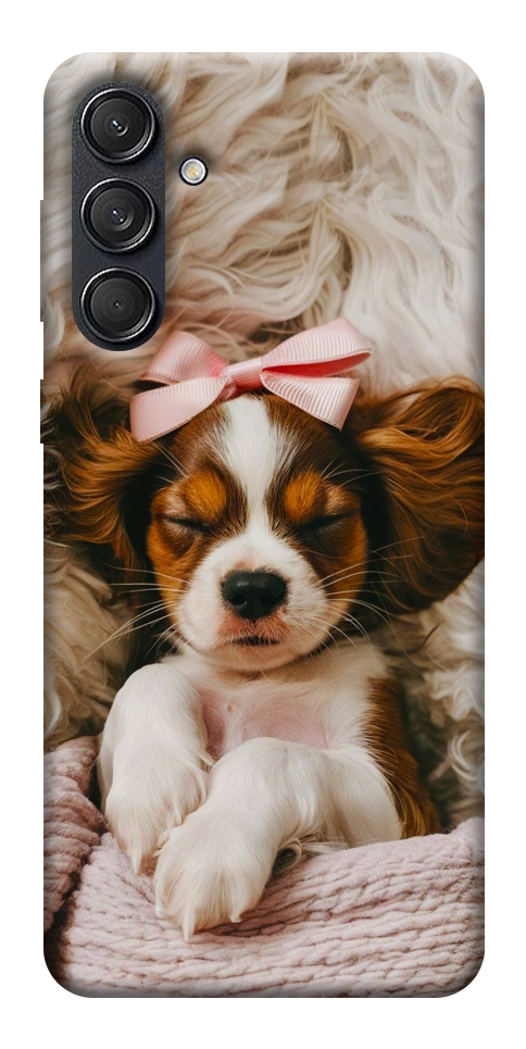 Чохол Sleepy spaniel для Galaxy M55