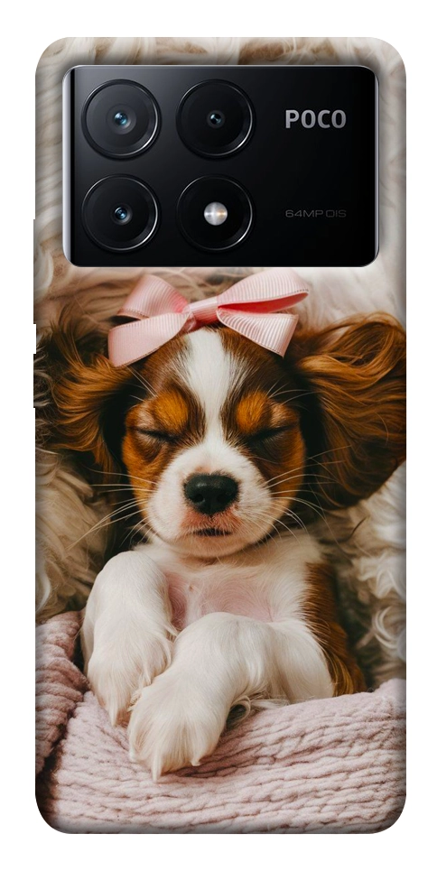 Чохол Sleepy spaniel для Xiaomi Poco X6 Pro
