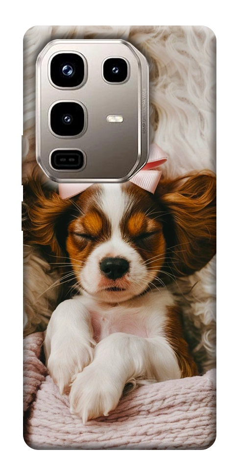 Чехол Sleepy spaniel для Infinix Note 50 Pro 4G