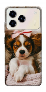 Чехол Sleepy spaniel для ZTE Blade A76 4G