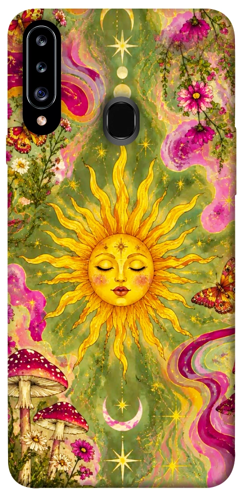 Чехол Colorful sun для Galaxy A20s (2019)