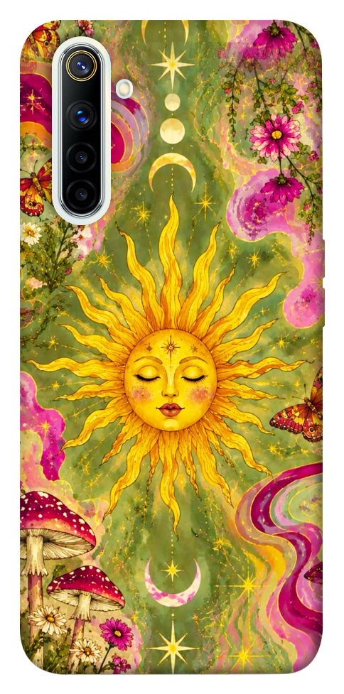 Чехол Colorful sun для Realme 6