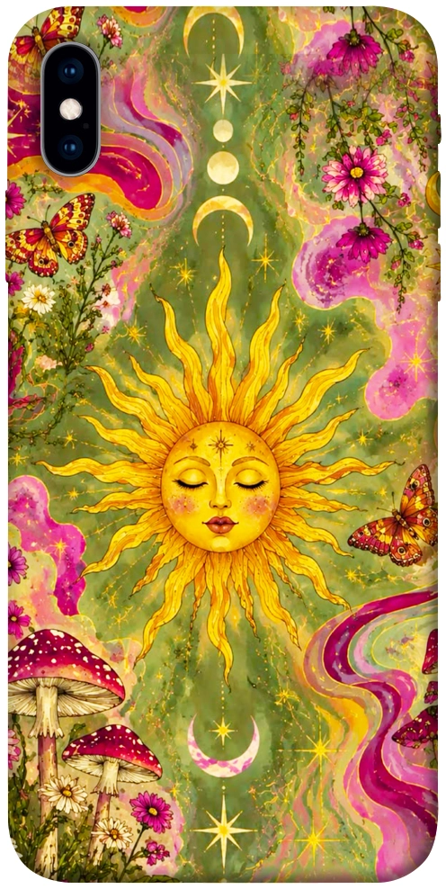 Чехол Colorful sun для iPhone XS
