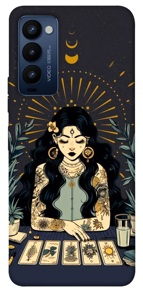 Чехол Dark taror girl для TECNO Camon 18