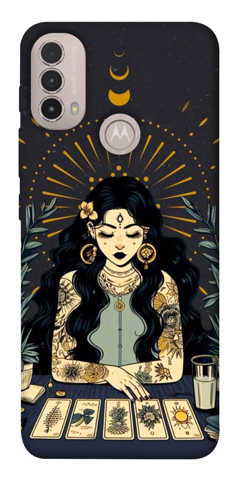 Чохол Dark taror girl для Motorola Moto E40