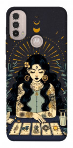 Чохол Dark taror girl для Motorola Moto E40