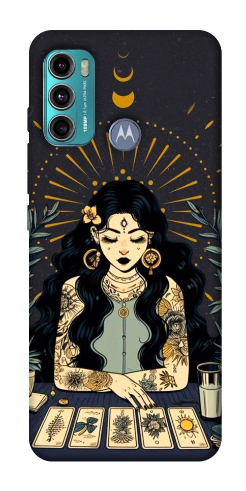 Чехол Dark taror girl для Motorola Moto G60