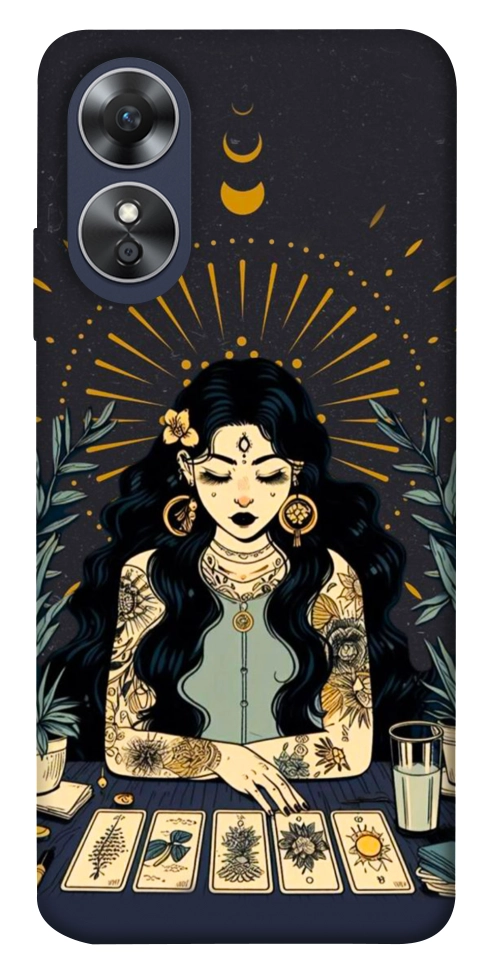 Чехол Dark taror girl для Oppo A17