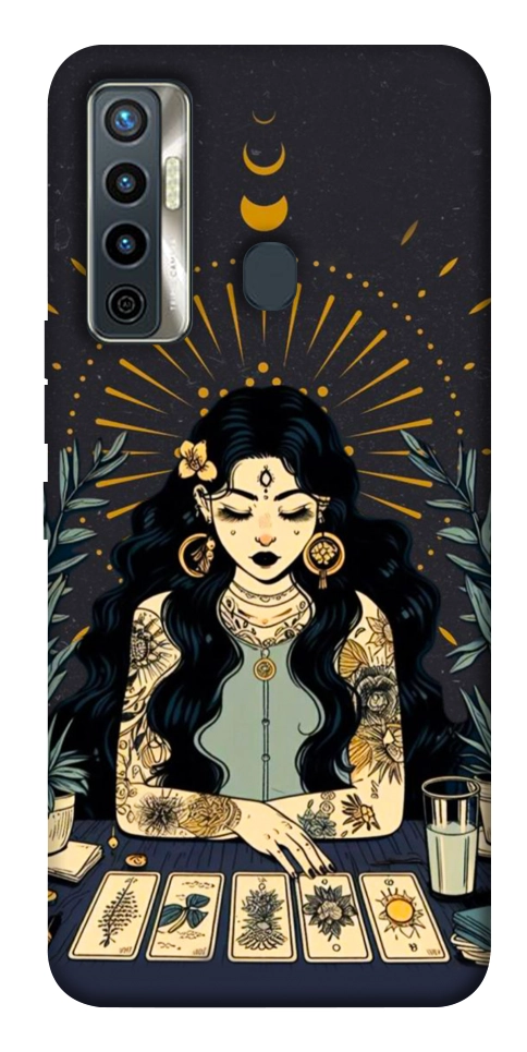 Чехол Dark taror girl для TECNO Camon 17