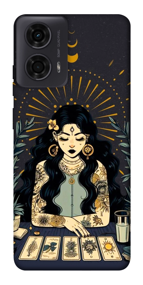 Чехол Dark taror girl для Motorola Moto G24