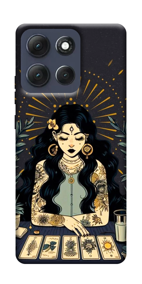 Чехол Dark taror girl для Motorola Moto G86 Power