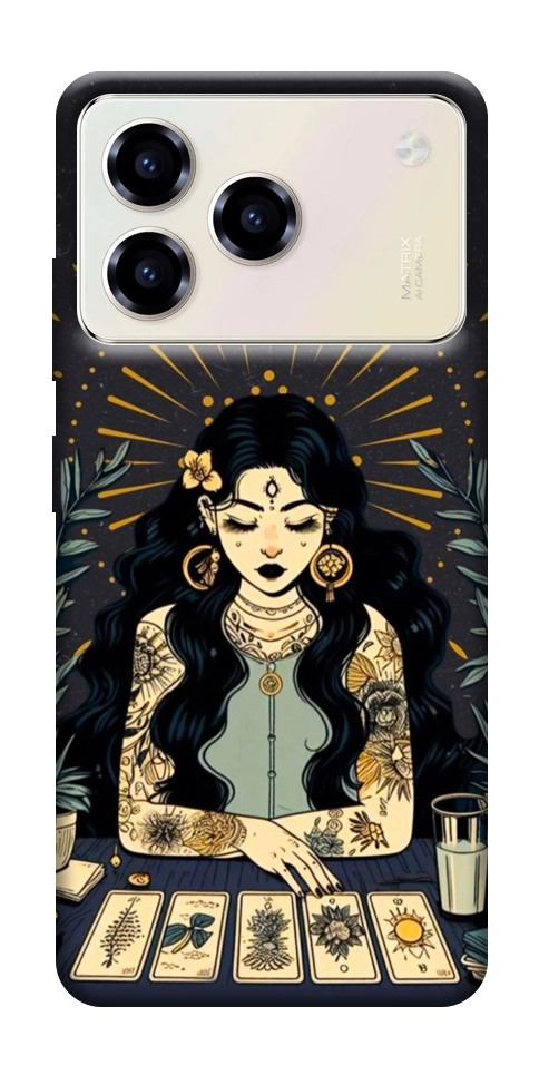 Чехол Dark taror girl для ZTE Blade A76 4G