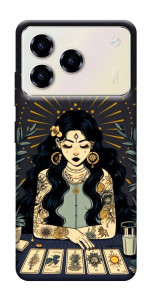 Чехол Dark taror girl для ZTE Blade A76 4G