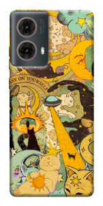 Чехол Go easy on yourself для Motorola Moto G85