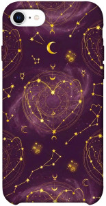 Чехол Purple astrology для iPhone SE (2020)
