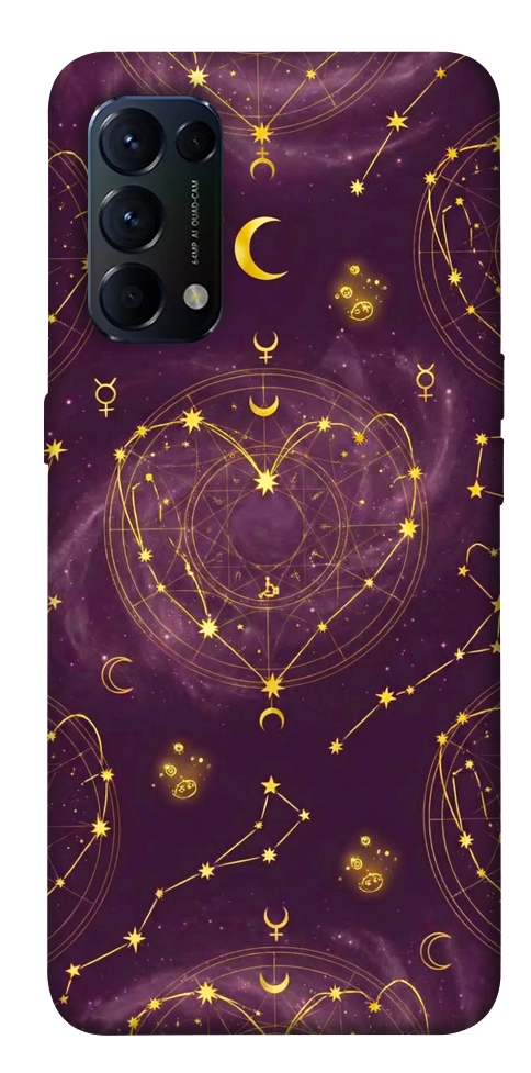 Чохол Purple astrology для Oppo Reno 5 4G