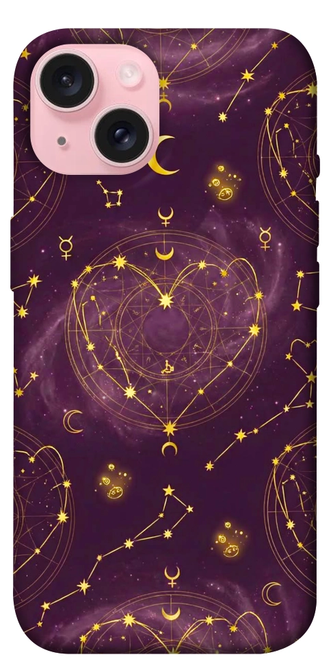 Чехол Purple astrology для iPhone 15