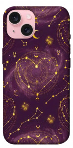 Чехол Purple astrology для iPhone 15