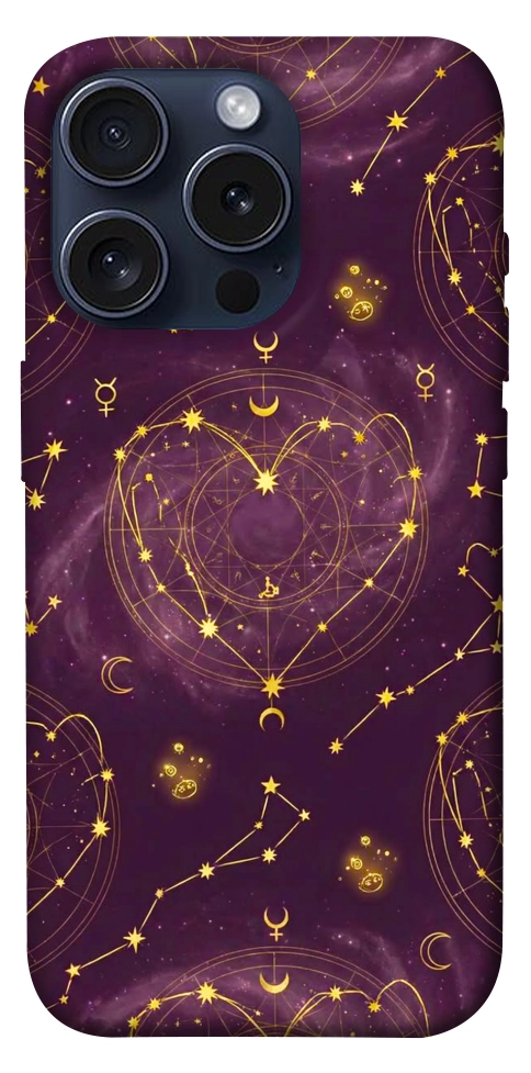 Чехол Purple astrology для iPhone 15 Pro