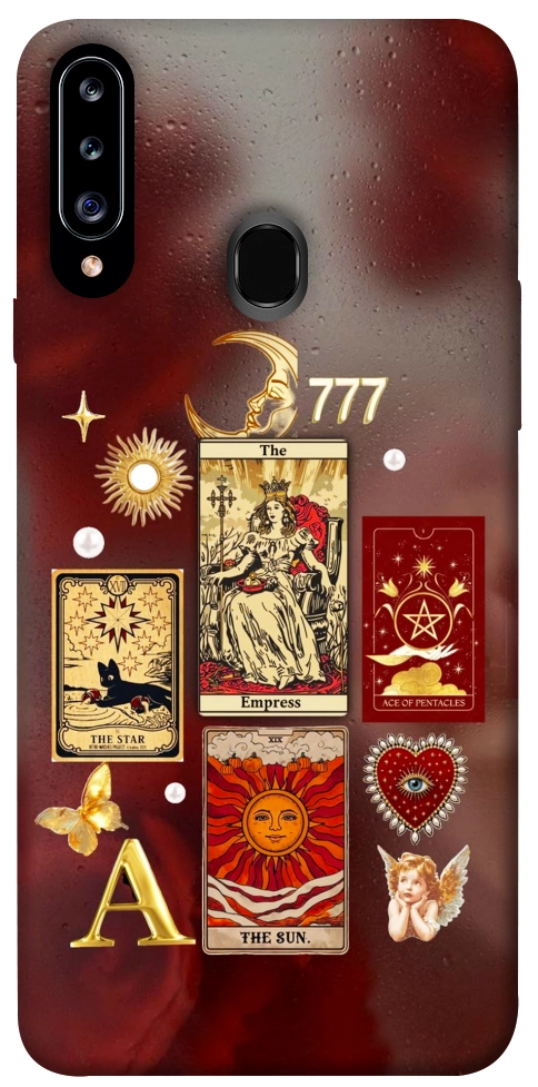 Чехол Red aethtetic для Galaxy A20s (2019)