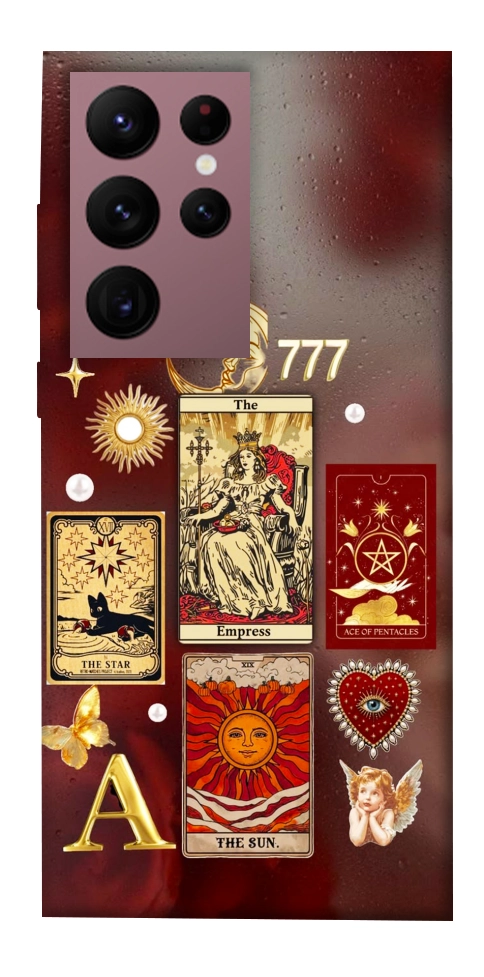 Чехол Red aethtetic для Galaxy S22 Ultra