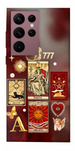 Чехол Red aethtetic для Galaxy S22 Ultra