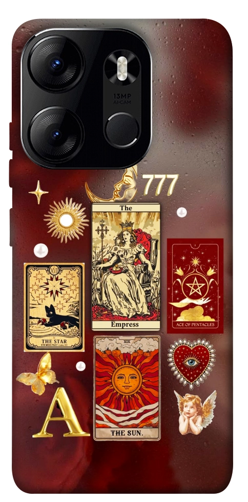 Чохол Red aethtetic для Tecno Spark Go 2023