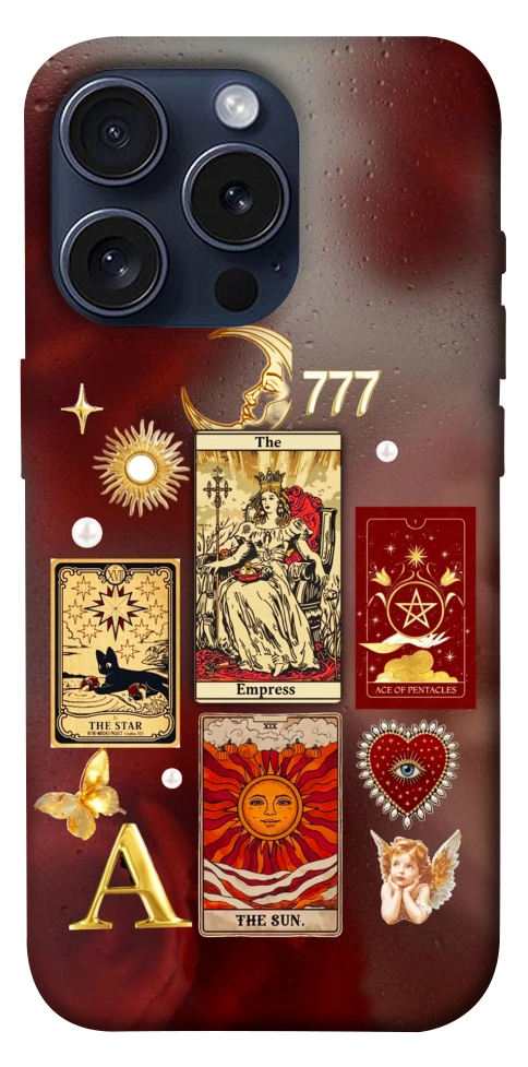 Чехол Red aethtetic для iPhone 15 Pro