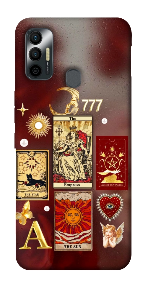 Чехол Red aethtetic для TECNO Spark 7
