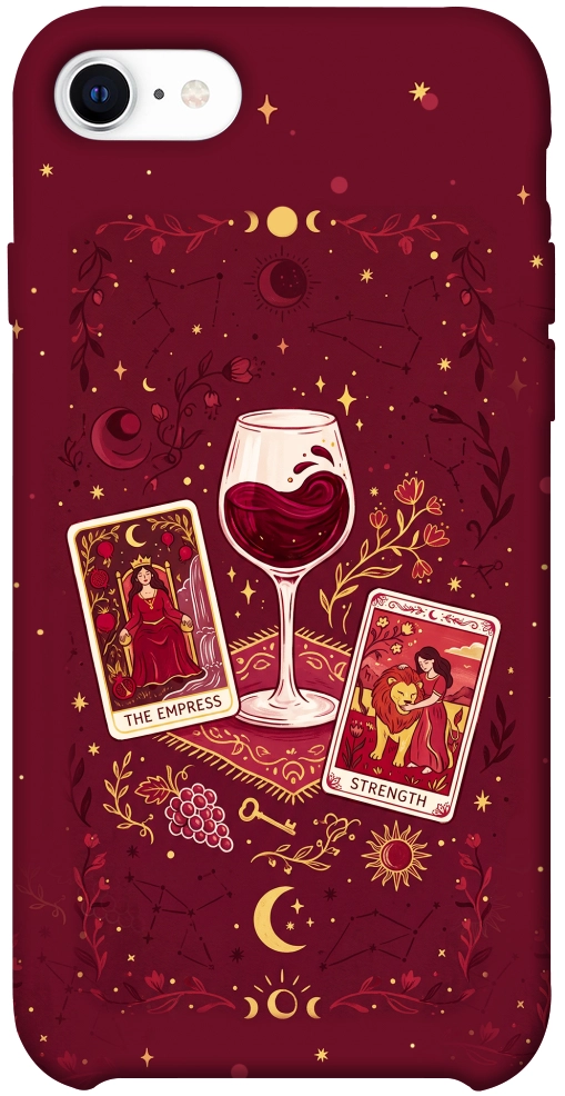Чехол Wine card для iPhone SE (2020)