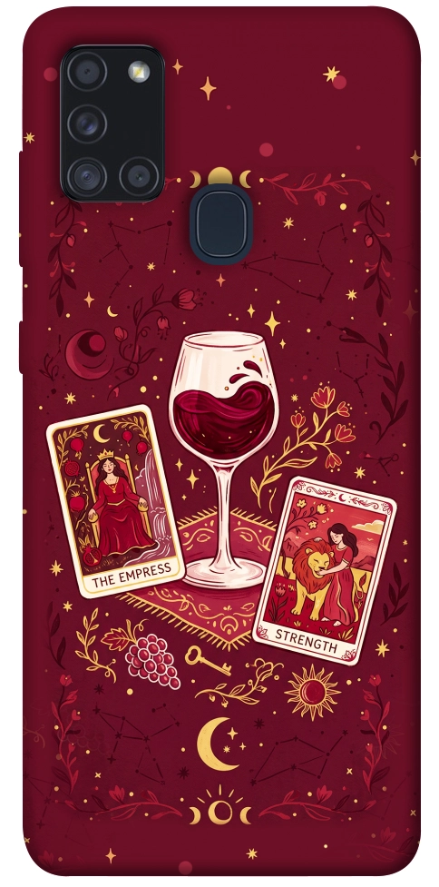 Чехол Wine card для Galaxy A21s (2020)
