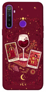 Чохол Wine card для Realme 5