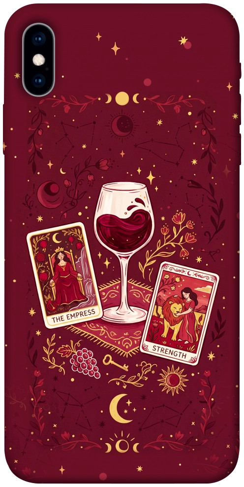 Чехол Wine card для iPhone XS