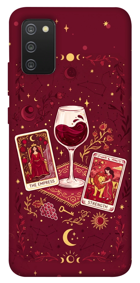 Чохол Wine card для Galaxy A02s