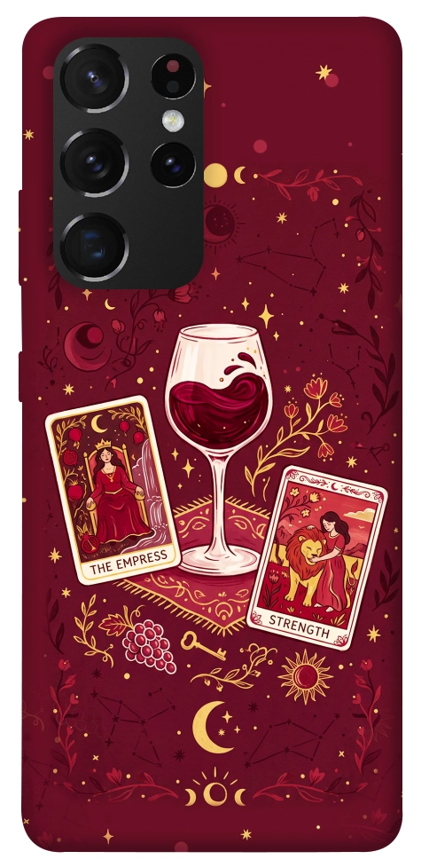 Чохол Wine card для Galaxy S21 Ultra