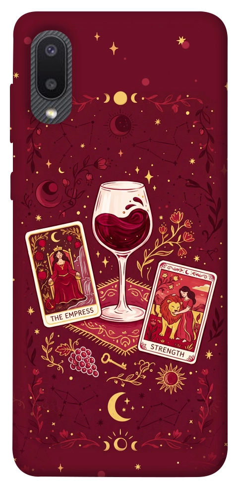 Чохол Wine card для Galaxy A02