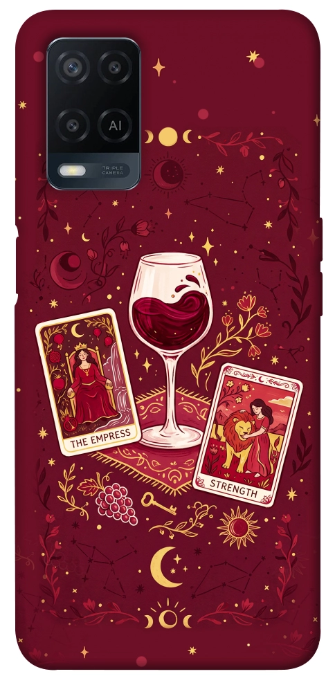 Чехол Wine card для Oppo A54 4G