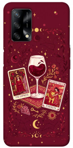Чехол Wine card для Oppo A74 4G
