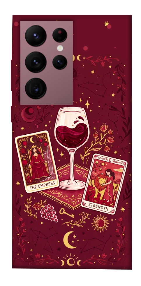 Чехол Wine card для Galaxy S22 Ultra