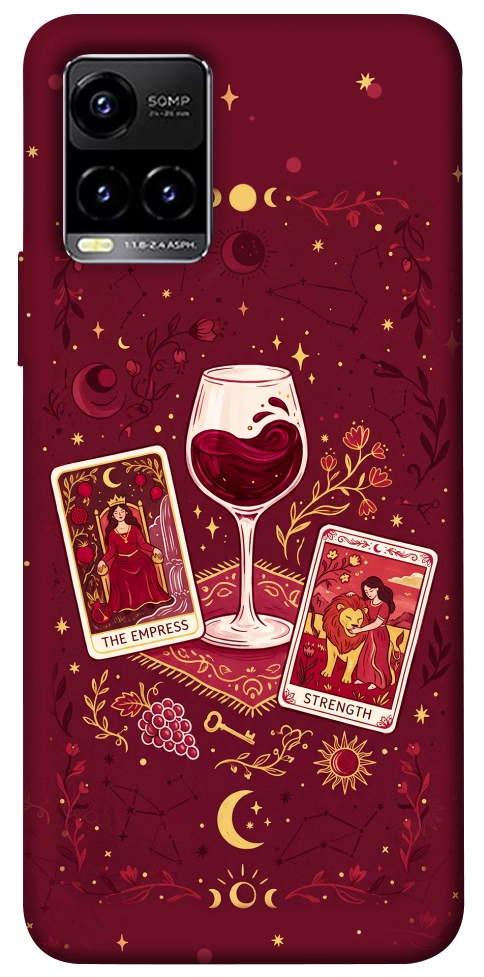 Чохол Wine card для Vivo Y21