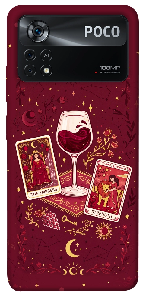 Чехол Wine card для Xiaomi Poco X4 Pro