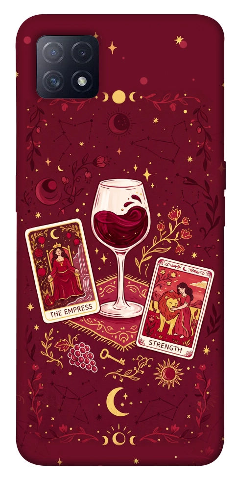 Чохол Wine card для Oppo A73 5G