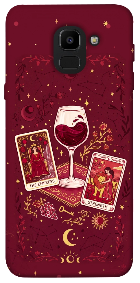 Чехол Wine card для Galaxy J6 (2018)