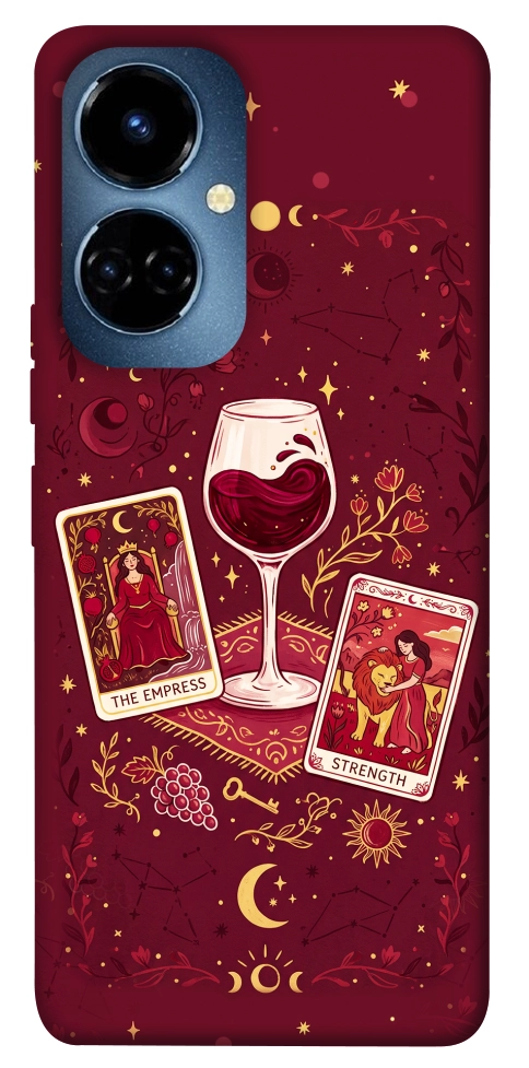 Чохол Wine card для TECNO Camon 19 Pro (CI8n)