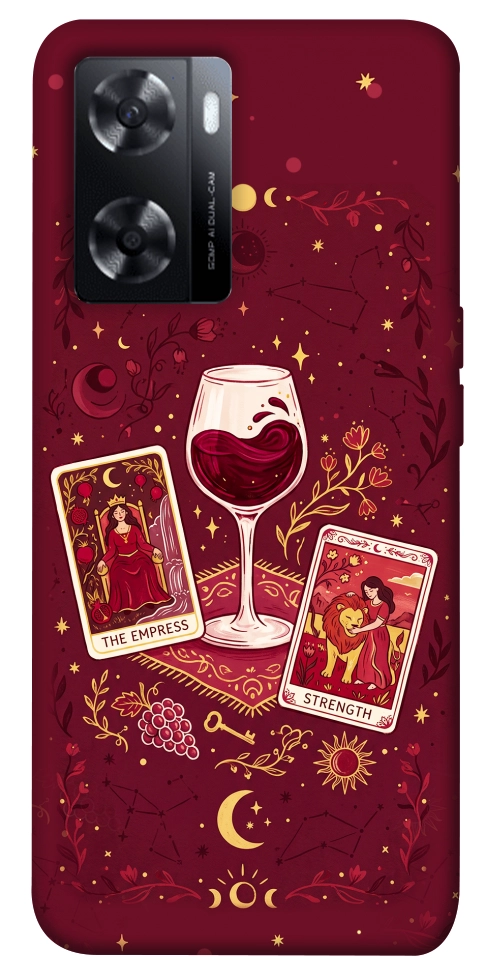 Чохол Wine card для Oppo A57s